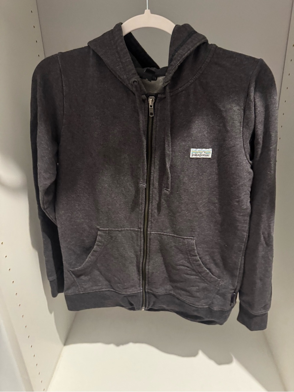 Patagonia Women’s Dark Gray Full-Zip Hoodie XS